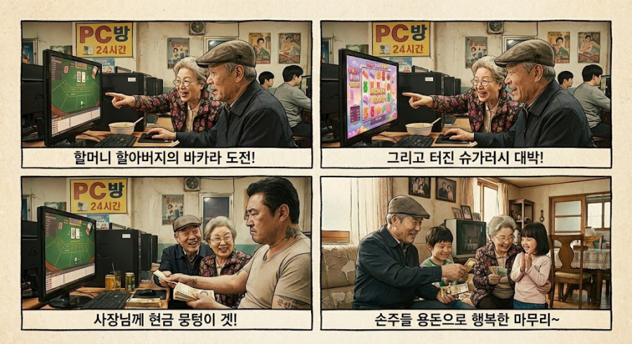 할머니 할아버지가 손주에게 용돈주는 방법