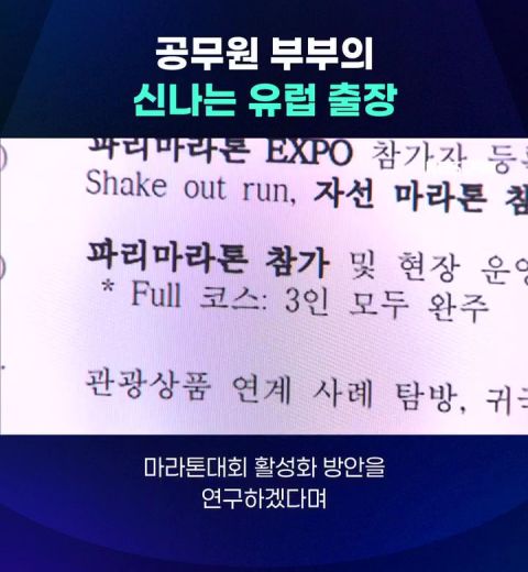 공무원 부부의 신나는 유럽출장