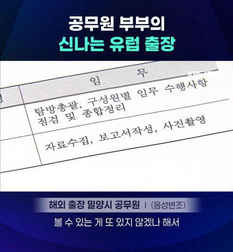 공무원 부부의 신나는 유럽출장