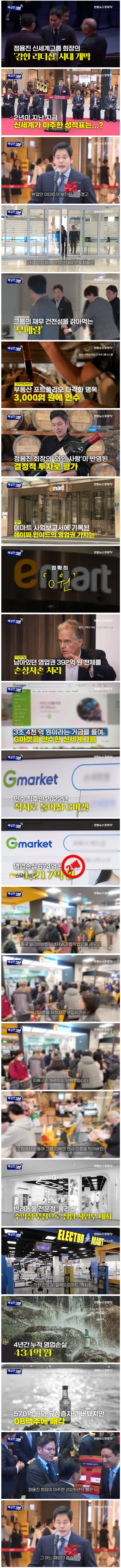 “유통공룡” 신세계 그룹 정용진 회장 2년 성적표