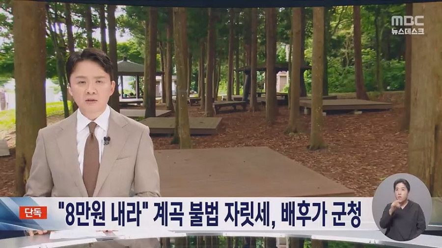 '8만원내라'계곡 불법 자릿세, 배후가 군청