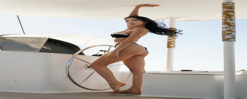 조은비 요트에서 바프 촬영