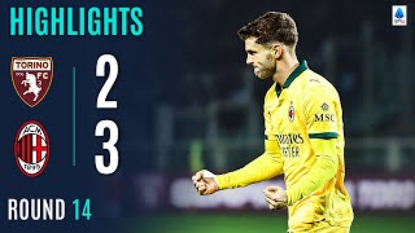 토리노 vs 밀란 2-3 | 하이라이트 | 로소네리(밀란)의 영웅이 된 풀리식 | 2025/26 세리에 A