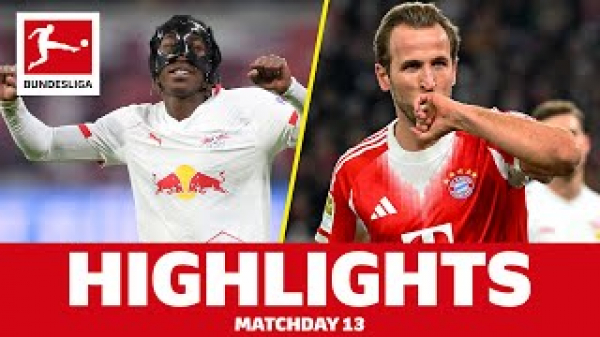[풀버전] 분데스리가 13R 전체 하이라이트: 바이에른, 레버쿠젠 승리